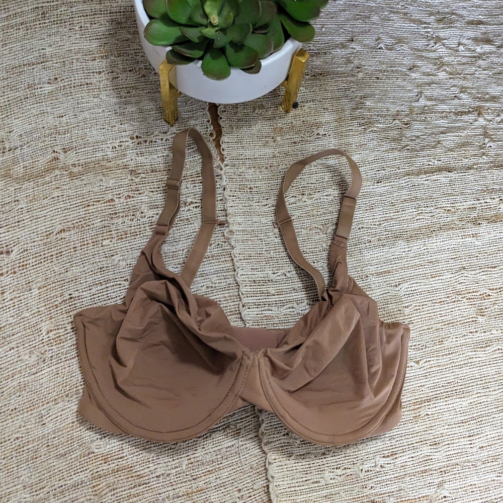 Base Unlined Harper Wilde Bra in Brown